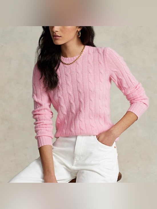 Ralph Lauren Sweaters - Ralph Lauren Cable Knit 100% Cashmere Sweater Quiet Luxury Preppy Old Money Soft